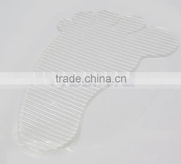 14.5*9 CM Washable Reusable, OPP Bag Packing PU Personalized Foot Shape Sticky Pad photo-3