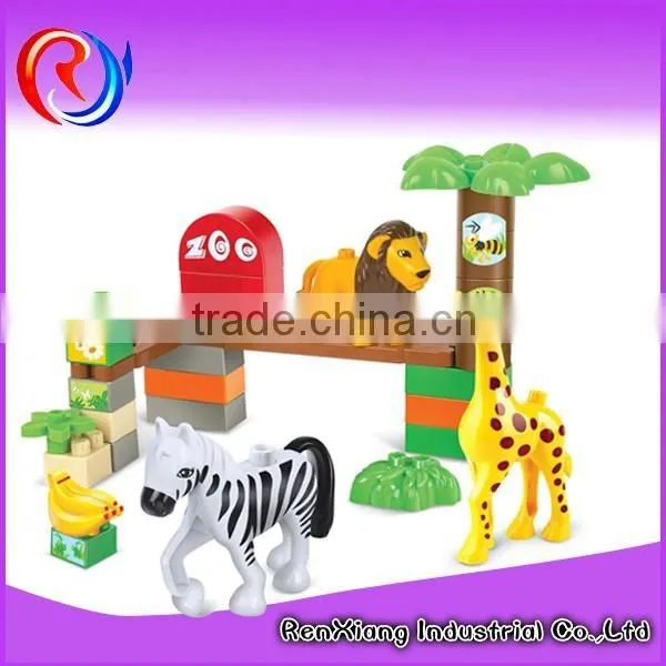 Plastic large building blocks toy for kids