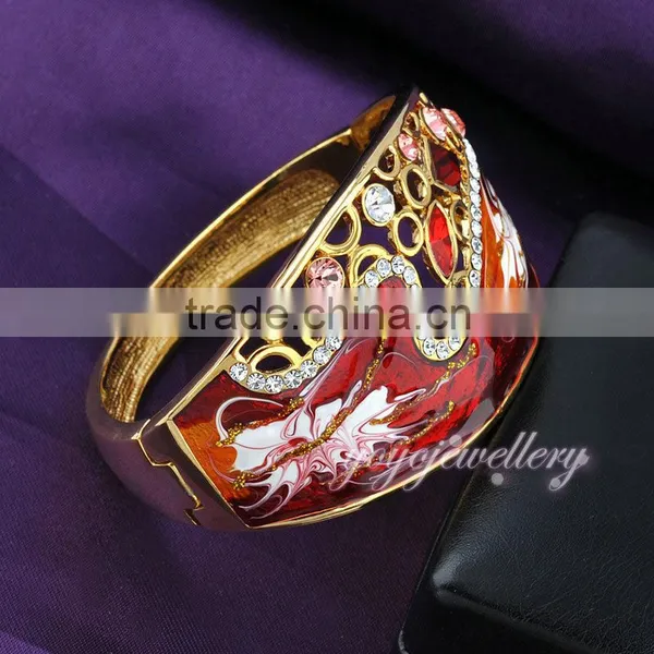 Jewelry Rhinestone Fashion Fake Gold Hot Selling Sex Bangle photo-3