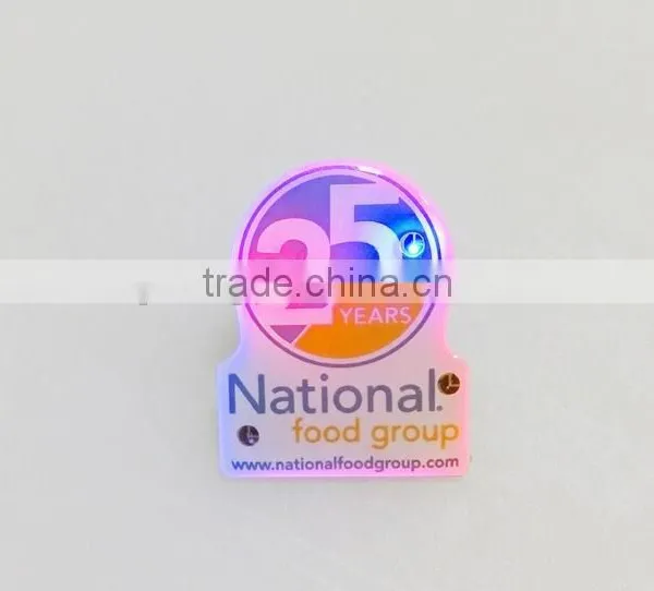 Custom Lapel Pin Glowing Light Led Badge Led Pin for Party photo-5