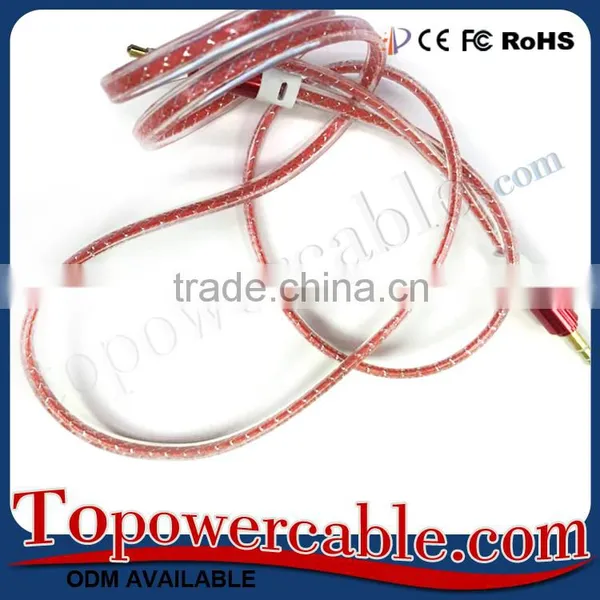 2016 New Premium 3.5mm Auxiliary to Stereo Audio Cable With Metal Shell photo-5