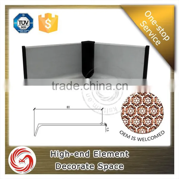 Wall Mount Kitchen Aluminum Skirting Board photo-6