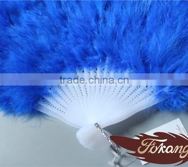 Europe Regional Feather And Promotion Advertising Theme Hand Party Feather Fan photo-4