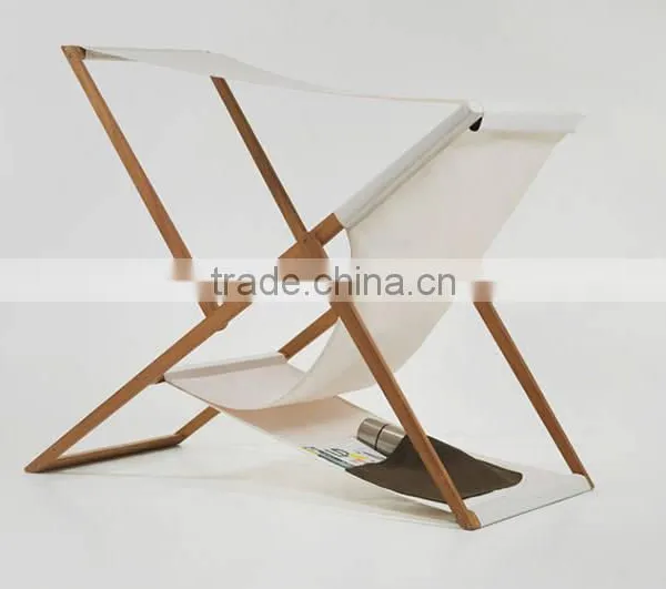 XZ Shape Leisure Folding Wooden Chair Beach photo-4