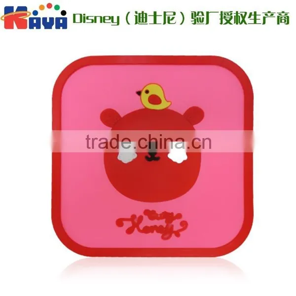 Durable Heat-insulated Soft Pvc Cartoon Coaster photo-2