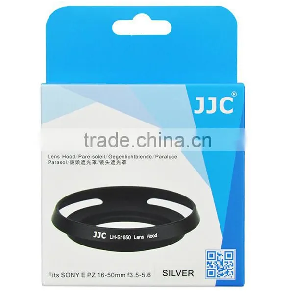 JJC LH-S1650 SILVER 40.5mm Metal Lens Hood For Sony Vented Lens Hood 40.5mm For Camera photo-4