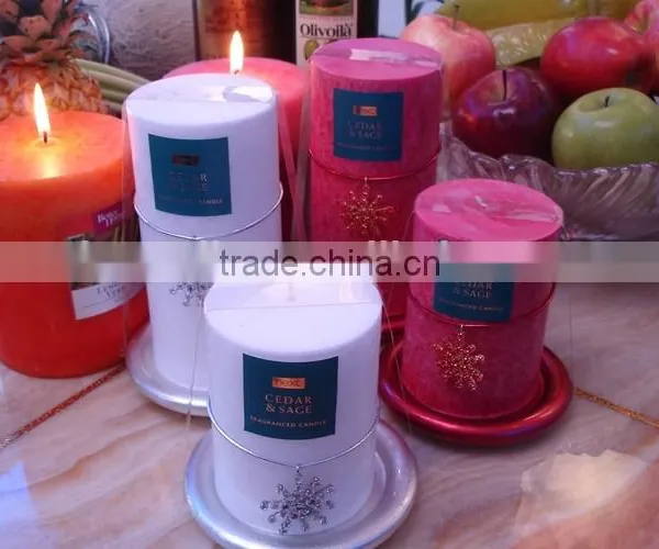 Party Candle, Snowflake Candle, Pillar Candle photo-2
