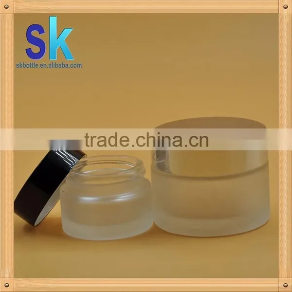 Clear Matte Glass Comestic Jar Good Quality at Lowest Price photo-4