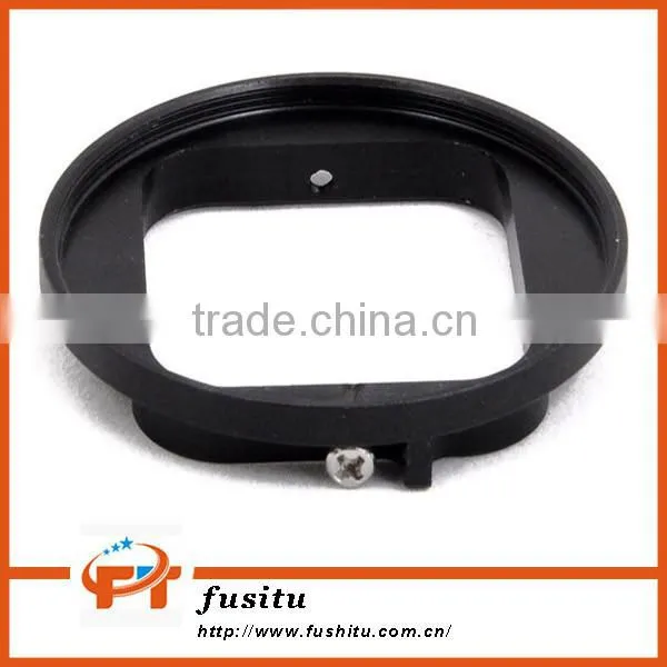 Shackle Black 58mm Aluminum Alloy UV Lens Filter Ring Adapter For GoPro Hero 3/3+ photo-2