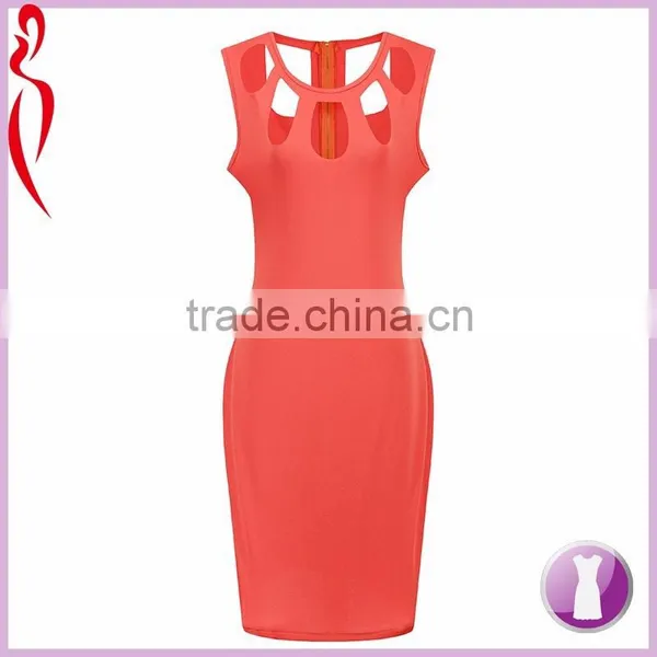 OEM Service Brand Pretty Women Dress Short Sleeve photo-3