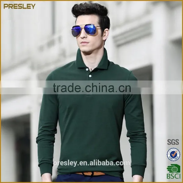 2016 Top Class Cheap Long Sleeve Polo Shirts Cheap Wholesale photo-2