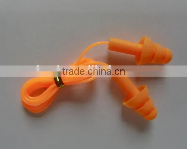 Brand Silicone Ear Plugs SNR:27db Silicone Ear Plugs With String Polyurethane Material Ear Plug Stop Noise Silicon Ear Plug photo-5