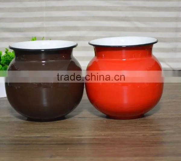 Pantone Color Enamel Cooking Pot, Flower Pot,tea Pot photo-2
