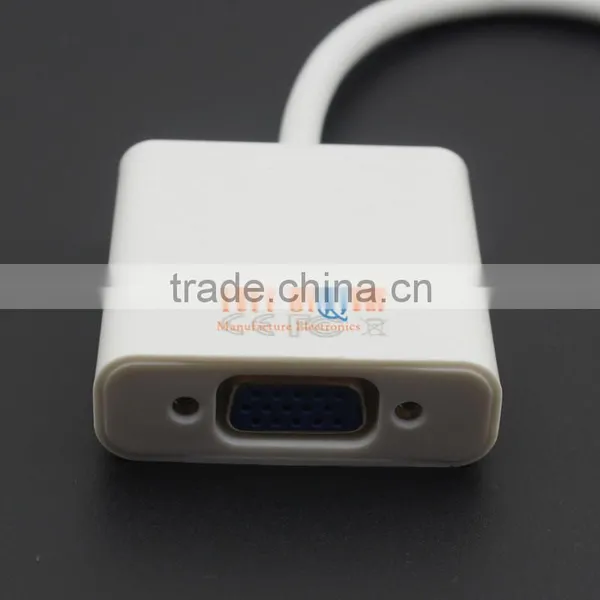 Fashion Thunderbolt Mini Display Port DP to VGA Cable For IMAC Macbook Air Pro New Arrival photo-2