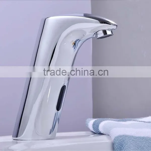 Automatik Infrarot Sensor Wasserhahn Armatur Bad Waschtisch Waschbecken photo-2