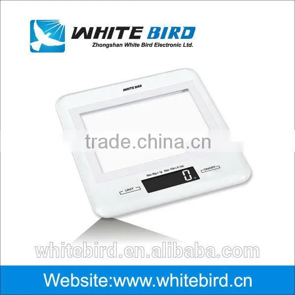 Optional Digits Colour Glass Kitchen Scales photo-3