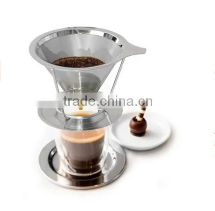 Wholesale Promotion Pour Over 18 8 Stainless Steel Coffee Filter photo-3
