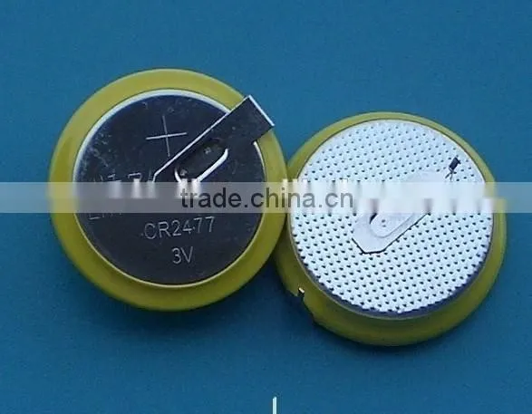 CR2477 Soldering Lithium Battery CR2477 With Pcb Pins Tabs photo-3