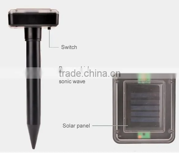 New Solar Portable Mouse Ultrasonic Solar Pest Repeller SV021771 photo-2