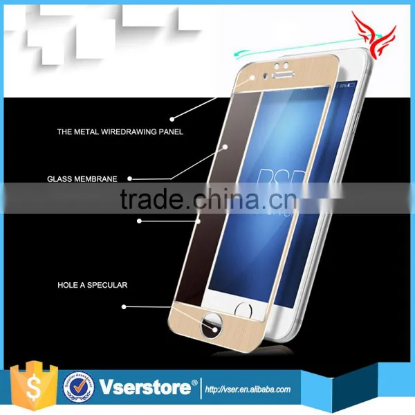 0.33mm Tempered Glass Screen Protector for Iphone Mobile Screen Protector Aluminium Alloy Color Tempered Glass Screen Protector photo-3