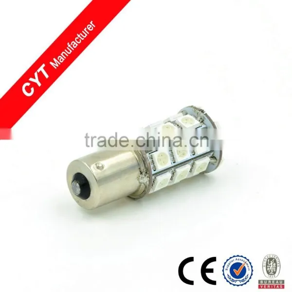 6W 1156 Yellow Led Car Turn Pilot Light