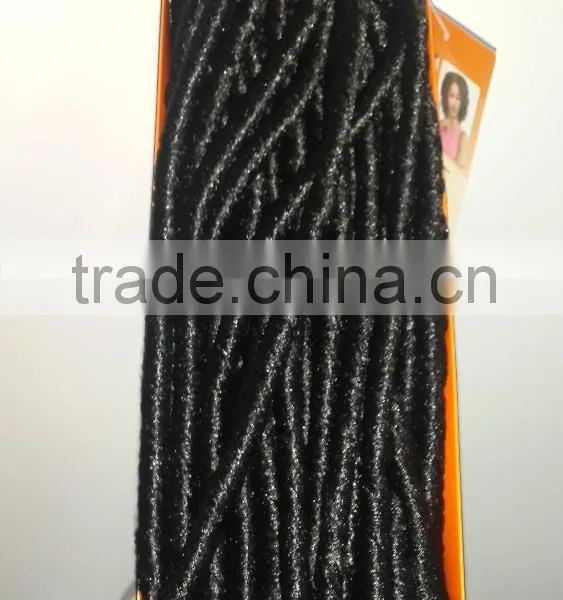 Wholesale Cheap Price Synthetic Hair Extensions Hard or Soft Dreadlocks Weave photo-3