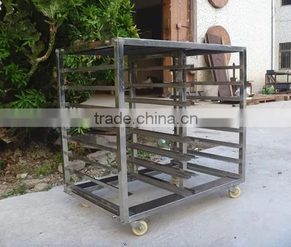 8 Trays 16 Pans Stainless Steel Food Trolley photo-3
