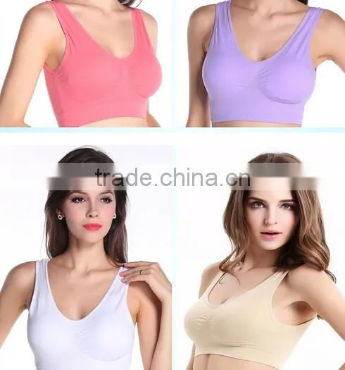 Women's Gym Yoga Running Boxing Active High Control Support Wireless Comfort Bra photo-6