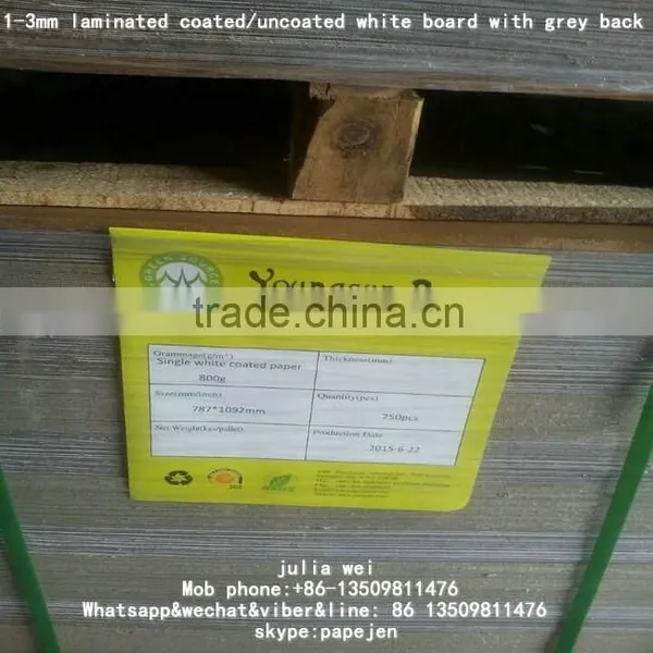 High Quality One Side White Grey Chipboard photo-2