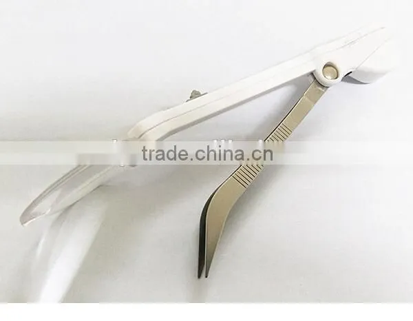 Factory Directly!Handheld Plastic Tweezer Magnifier With Led Light photo-3