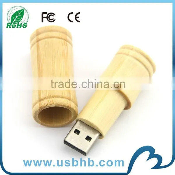 2gb Top Class Bamboo Material Usb Pendrive photo-2