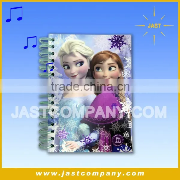 A5 Size Customized Spiral Binding School Music Notebook photo-3