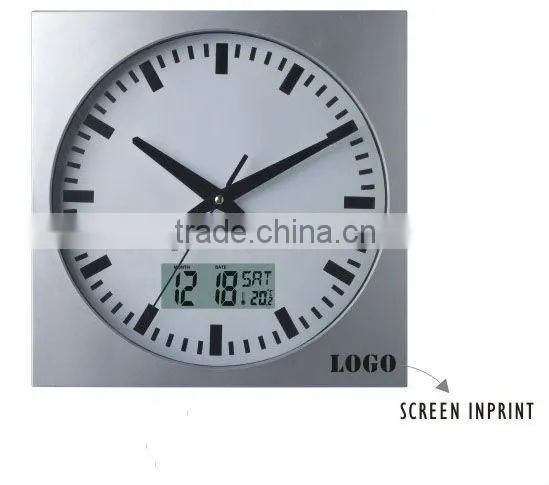 2016 CHEAPEST PLASTIC DIGITAL LCD WALL CLOCK ET6217A photo-2