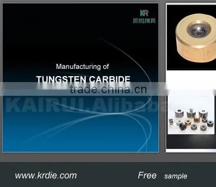 Cemented Carbide Drawing Dies for Tire Cord