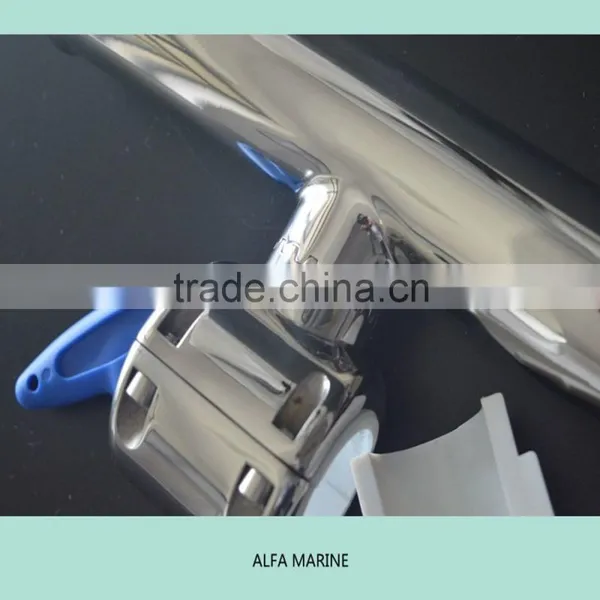 Great Stainless Clamp On Adjustable 1-1/2" to 1-3/4" Tube in Stylish Rod Holder photo-5