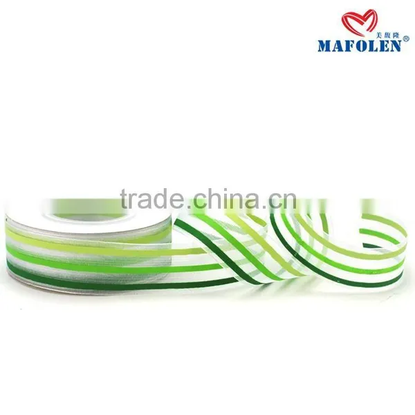 Factory on Sale Transparent Deco Poly Mesh Strape Import Ogranza Lurex Ribbon photo-2