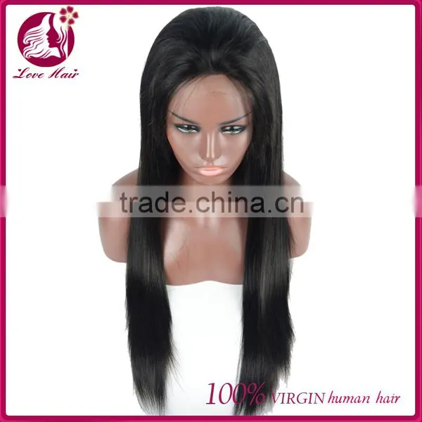 Natural Looking Virgin Brazilian Hair Lace Front Wig 100% Human Hair Full Lace Wig With Baby Hair photo-6