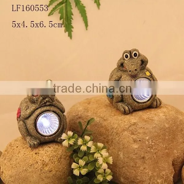 Mini Animal Solar Light Resin Frogs photo-5