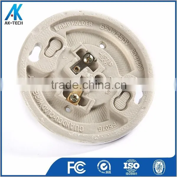 E26 E27 Ceiling Lampholder Ceramic Porcelain Light Socket