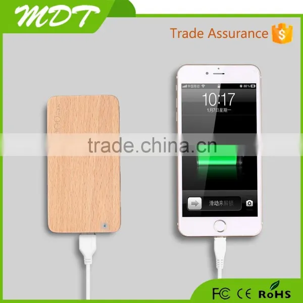 New Design Bamboo Wooden Power Bank /portable Powerbank With Logo photo-4