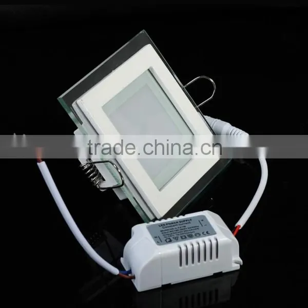 AC85-265V LED Panel Downlight 18W Square Glass Panel Lights photo-5