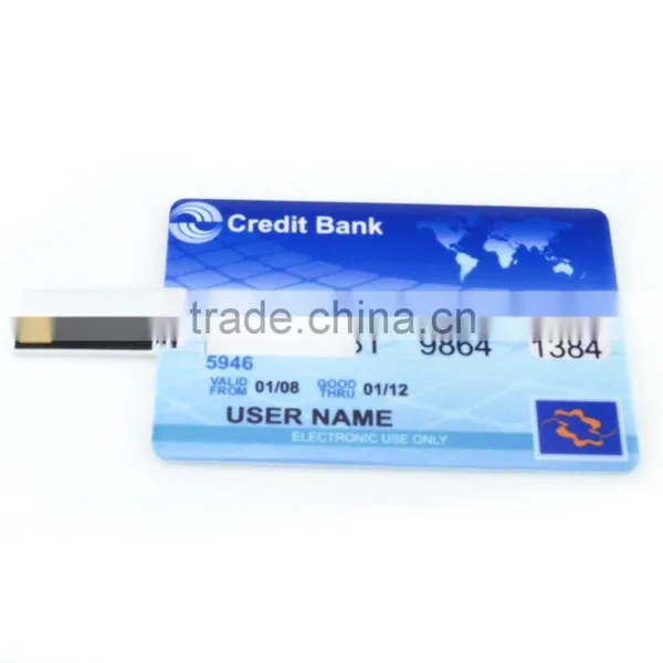 100% Custom Promotional Credit Card Business Card USB Flash Drive Real Capacity Memory Stick Logo Printing Wholesale Bulk photo-4