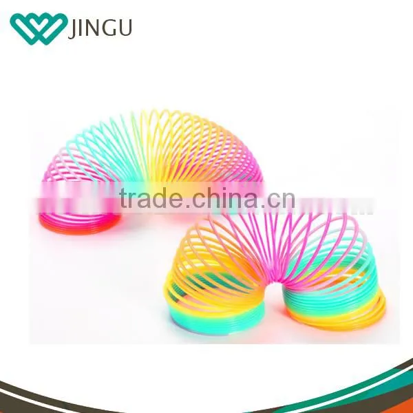 Magic Slinky Rainbow Plastic Spring Kids Toy Wholesale
