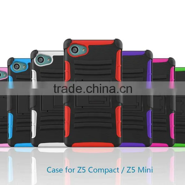 New Arrival Fashion Hard Future Armor Impact Hybrid Hard Case Cover Case for Sony Xperia z5 Compact China photo-2