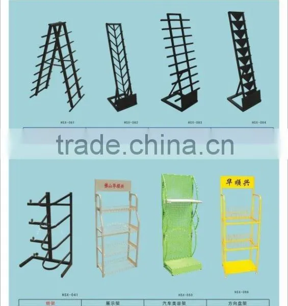 Metal Ajustable Display Stand/rack Foy Tiles for Showroom HSX-129 photo-6