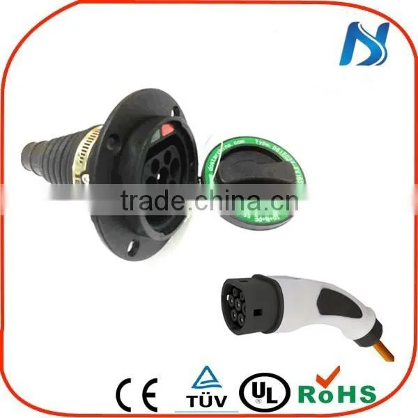 New Products IEC 62196 Vehicle Side EV Charging Socket / Inlet Type 2 Charging Electrical Socket photo-4