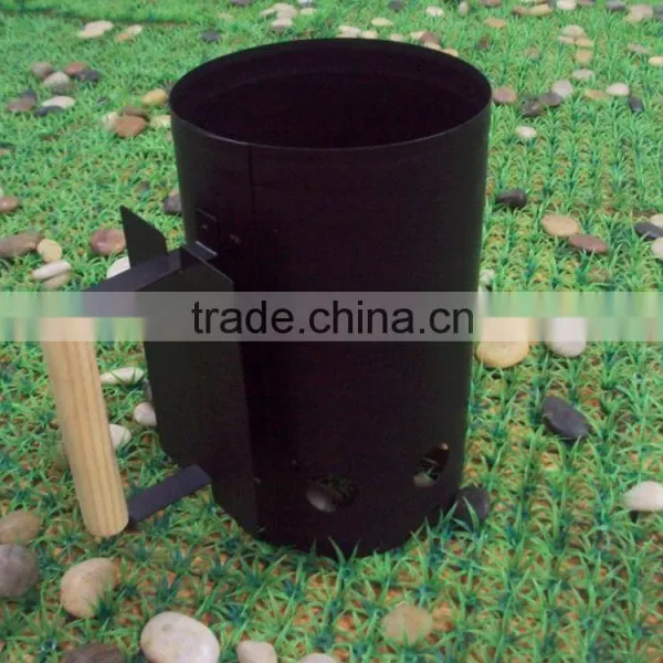 Black Painting Charcoal Bucket for BBQ Grills