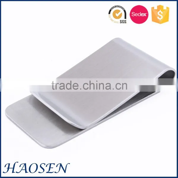 Fashionable Matte Stainless Steel Novelty Money Clip photo-2