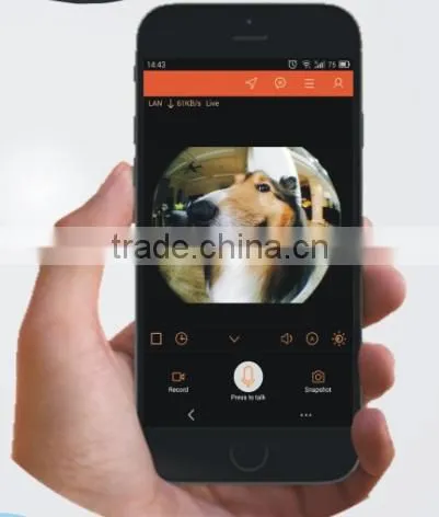 WiFi Fisheye Cloud Smart Fisheye Wifi Bulb Camera photo-6
