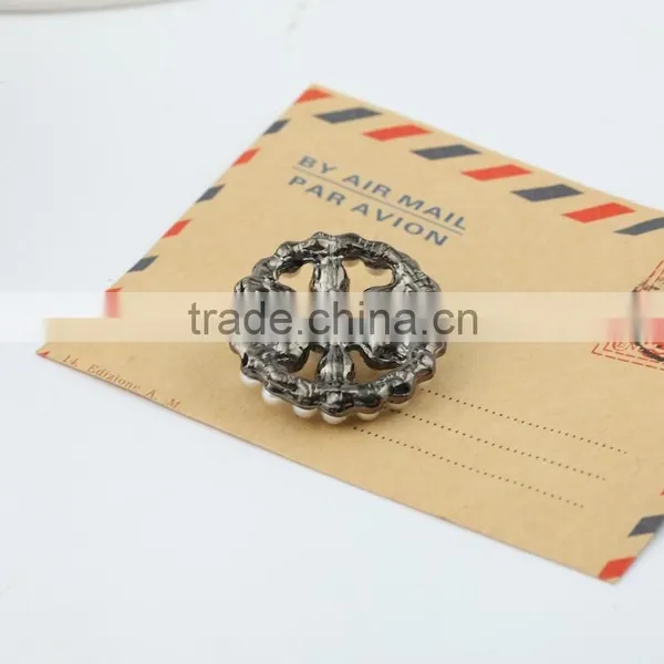New Arrival Pearl Rhinestone Button for Apparel photo-4